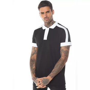 Camiseta de Cuello Alto Personalizada con Logotipo Sublimado, 100% Algodón, para Hombre, Casual, Manga Corta, Jersey Lavado, Anti-Encogimiento, 240g, Color Personalizado - Product Image 4