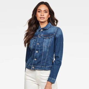 แจ็กเก็ตยีนส์และเสื้อโค้ทของผู้หญิง,แจ็กเก็ตผ้ายีนส์ผ้ายืดแนวสตรีทตัวสั้นฤดูใบไม้ร่วง - Product Image 2