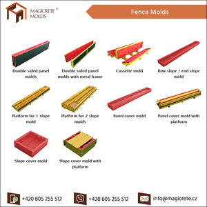 แม่พิมพ์กำแพงรั้วคอนกรีตสองด้าน แข็งแรง ทนทาน ราคาโรงงาน - Product Image 5