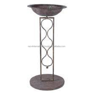 Outdoor Garden <b>Decoration</b> Aluminium Metal Waterproof Luxurious Modern <b>Birds</b> Food Feeder Bowl - Product Image 4