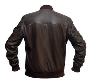 Veste en cuir de mouton véritable pour hommes sur mesure Slim Fit Biker Motorcycle Casual Wear avec fermeture à glissière Respirant Caractéristique - Product Image 6