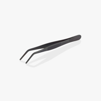 Pinza dentada de pulgar para vendaje quirúrgico, pinzas de acero inoxidable curvadas de 16 Cm, Punta dentada, CE ISO