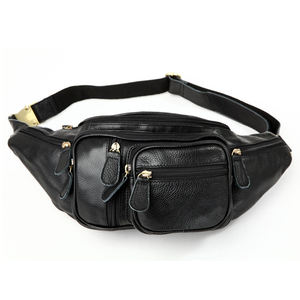 High Quality Custom Made Cheap Price Leather Mini Waist Bag for Unisex by Standard International - Product Image 1