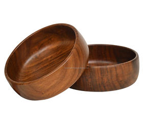 Tazón de Madera Ecológico Hecho a Mano de Alta Calidad, Apto para Alimentos, para Hogar, Hotel, Restaurante, Fiestas, Venta al Por Mayor Disponible - Product Image 2