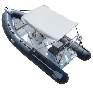 Plataforma inflável de fibra de vidro, carrinho de barco inflável 420 para venda