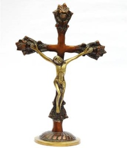 Estatua de Jesús de calidad prémium, decoración para el hogar, de latón, para uso religioso, fabricante indio - Product Image 1
