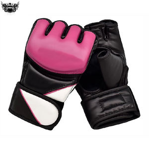 Vente en gros de gants demi-doigts légers en cuir PVC pour MMA et boxe Meilleure vente - Product Image 5