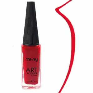 Nail Art Nagellak-Rood Pastel Kleur-MI-NY Merk Italiaanse En Professionele Kwaliteit Voor Nail Art Decoratie
