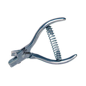 Muesca de oreja de acero inoxidable en forma de U reutilizable de Hashir International con tamaños y colores personalizados para uso veterinario de ganado porcino - Product Image 2