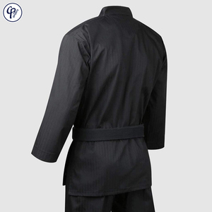 Uniforme élastique karaté, haute qualité, pour étudiants, tenue légère avec ceinture, élastique, 1 pièce - Product Image 4
