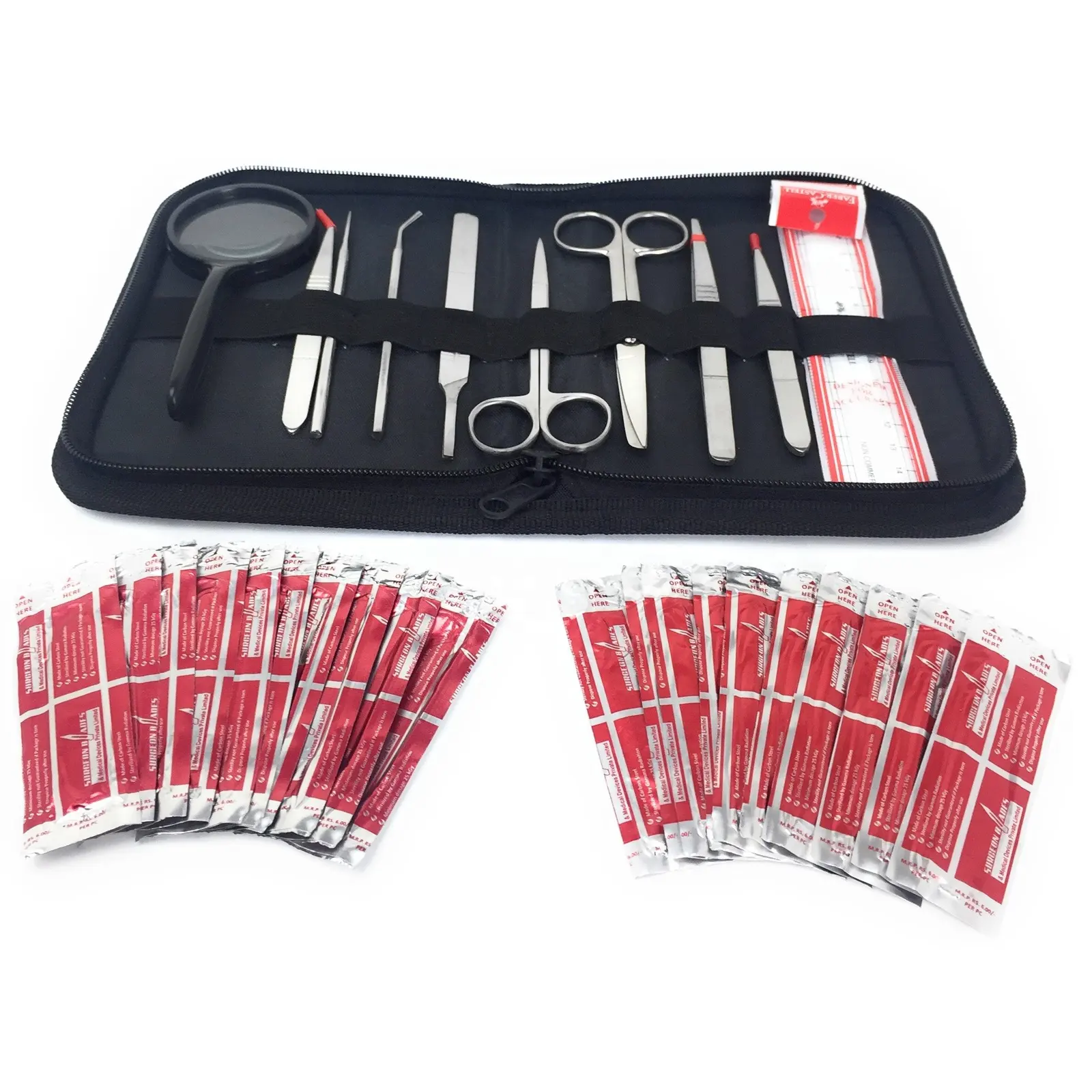 Kit de disección avanzado de gran oferta para anatomía, biología, estudiantes de medicina, enfermeras, Kit de instrumentos de entrenamiento