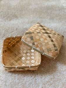 Cesta de bambú artesanal, cesta de bambú Natural para regalo, venta al por mayor, Vietnam - Product Image 4