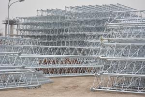 Triangular microwave transmission tower <b>electrical</b> <b>equipment</b> <b>supplies</b> telecom tower telecommunication tower Vietnam - Product Image 6
