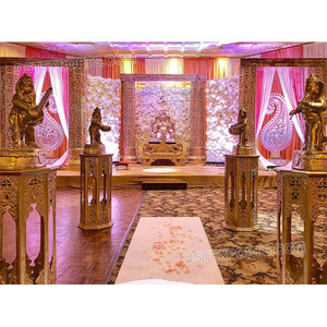 Boda tradicional marroquí pasarela pilares decoración de la boda entrada con fibra marroquí pilares de la boda entrada Decoración - Product Image 1