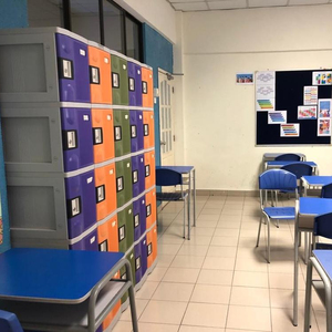 Colorful High Quality Small Size ABS Plastic key lock Locker for School Students Teachers - Product Image 1