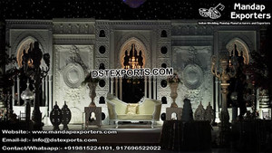 Elegante boda canadiense de montaje boda noche espumosos escenario gran boda fibra de configuración - Product Image 5