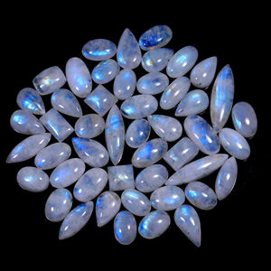 Pierre de lune comptoir cabochon pêche pierre de lune palmier ambre cabochon 6mm pierre de lune lunette manchette lien cabochons pierres précieuses naturelles - Product Image 6