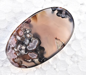 Cabujón de ágata con forma de flor, palo de ágata turco de alta calidad, piedras preciosas sueltas, cuentas de piedras preciosas - Product Image 2
