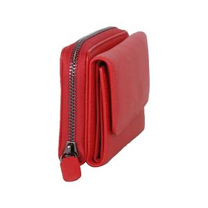 Offre Spéciale Véritable En Cuir Courte Femme Portefeuille Rouge Fait En turquie - Product Image 3