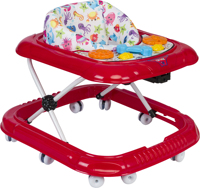 UniCare 2024 Tendance Trotteur Bébé 3-en-1 Bleu Foncé à 10 Roues, Cadre en Plastique Durable, Pliable, avec Plateau de Jeux Éducatifs pour 6-24 Mois