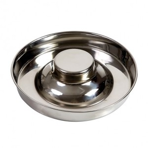 จานบินทำจากสแตนเลสเป็นมิตรกับสิ่งแวดล้อมสำหรับลูกสุนัข - Product Image 1