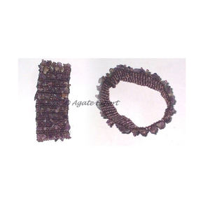 Bracelets de puces d'améthyste de pierre précieuse de guérison pour le style Fengshui de mascotte d'énergie - Product Image 1