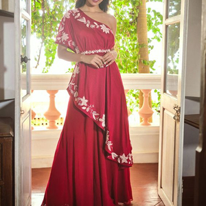 ELEGANT--EMBROIDERY ON STYLISH--STYLISH <b>TOP</b>--WITH LEHENGA--DRESS--for Party-WEAR & WEDDING @ 2021 - Product Image 1
