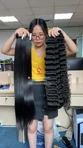 Cheveux malaisiens vierges sans traitement — ali queen, cheveux naturels, ondulés, amples, Body Wave, cuticules alignés, bruts, 10 40 pouces - Product Image 4