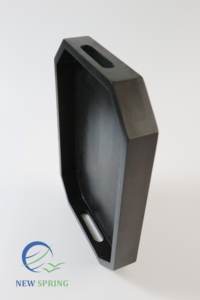 ถาดเสิร์ฟไม้ไผ่แข็งสไตล์โบราณถาดอาหารทรงกลมพร้อมที่จับโลหะแข็งแรงทนทานและดูดีสำหรับใช้ในบ้าน - Product Image 2