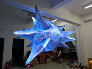 Chủ Đề Sự Kiện Chiếu Sáng <span class=keywords><strong>Inflatable</strong></span> Treo Bản Đồ <span class=keywords><strong>Star</strong></span> Đối Với Đảng Stage Trang Trí - Product Image 2