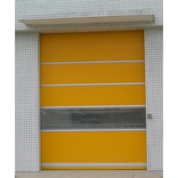 Porte à volet roulant automatique à grande vitesse personnalisée Porte roulante industrielle en PVC Style minimaliste pour les ateliers intérieurs finis