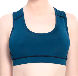 Conjunto de Sujetador deportivo para yoga y fitness para mujer al por mayor, ropa de gimnasia informal con logotipo OEM de talla XL corta sin mangas y de alta calidad con pecho independiente - Product Image 4
