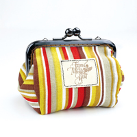 Kit de Fabrication de Porte-Monnaie à Fermoir 10cm en Coton PET Écologique avec Gabarit Métallique – Kit Artisanat DIY Fait Main pour Petite Pochette ou Sac à Monnaie