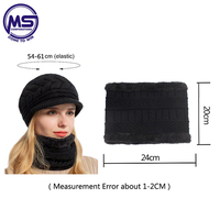 Bonnets d'hiver unisexes en tricot - 100% acrylique, écologiques, respirants et confortables