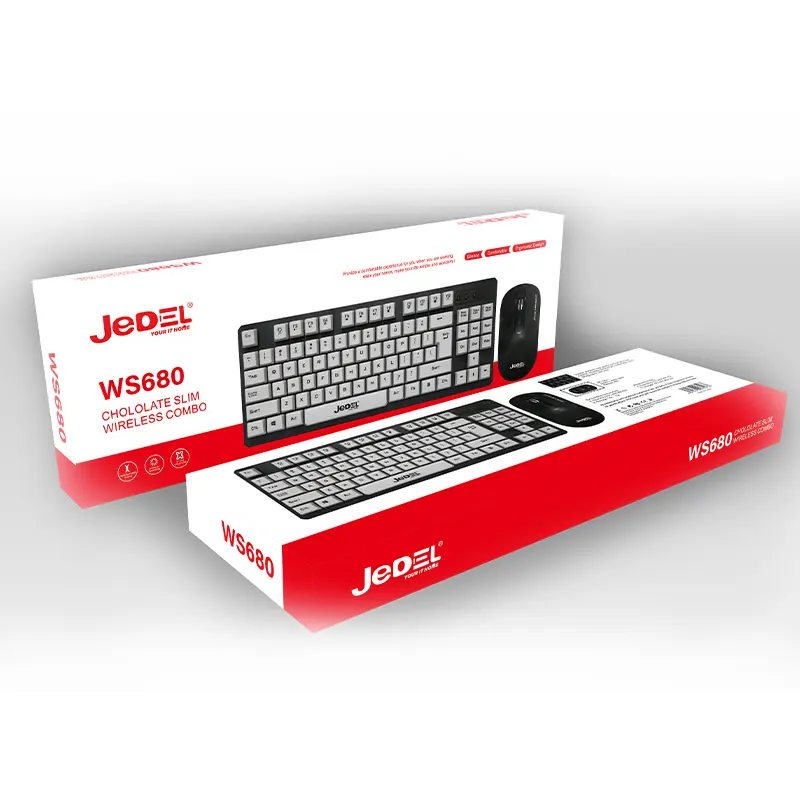JEDEL कंप्यूटर माउस और कीबोर्ड गेमिंग वायरलेस पीसी गेमिंग यांत्रिक कीबोर्ड कस्टम कीबोर्ड माउस कॉम्बो