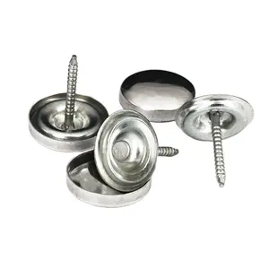 Tappi di alluminio del bottone del chiodo del bottone della tazza del fornitore della tappezzeria decorativa domestica del divano per SofaVT-14.124