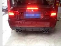 Diffuseur arrière en fibre de carbone à quatre sorties pour BMW E92 E93 335i M Sport Coupé 2 portes 10-13