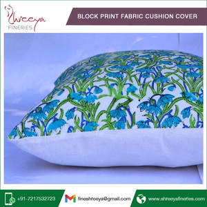 Fundas de cojines de algodón con estampado de bloques a mano de última calidad al por mayor, lo último en decoración del hogar bohemio - Product Image 4