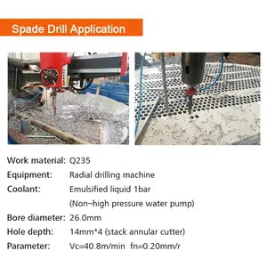 Spade Drill CHTOOLS Metal Drilling Spade Drill For CNC Machine Tools