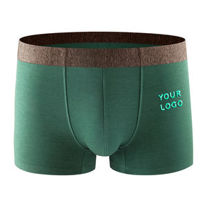 Calzoncillos Boxer Personalizados al por Mayor para Hombre, 100% Algodón, Transpirables, Antibacterianos, Ecológicos, con Logotipo Impreso, Talla Única - Product Image 5