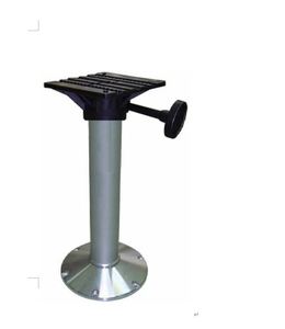 Marine Yacht <b>Hardware</b> Adjustable Pedestal <b>Boat</b> <b>Seat</b> 450mm Alloy with Plastic Top - Product Image 1