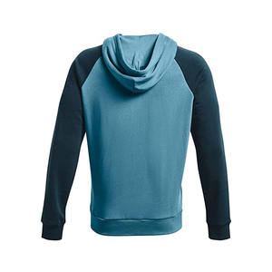 OEM logotipo personalizado de talla grande 100% Sudadera con capucha de algodón de invierno de peso pesado polar hombres Casual sudaderas con capucha de gran tamaño - Product Image 3