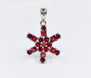 Collar de plata de ley 925 con gemas multicolor, colgante ligero de bajo nivel de pedido, para uso diario - Product Image 3