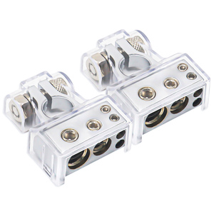 Terminali batteria Edge <span class=keywords><strong>RBT</strong></span> 0/4/8/10 Gauge per impieghi gravosi con spessori spaziali e copertura trasparente, positivo e negativo (coppia) - Product Image 4