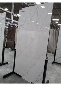 แผ่นไฟร์บริค1200x2400มม. แผ่นใหญ่กันลื่นพอร์ซเลนสีขาวขัดเงาดีไซน์ทันสมัย - Product Image 5