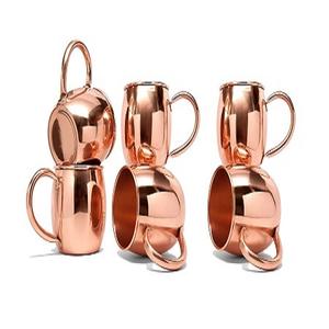 Taza para beber agua martillada de cobre, taza de café de forma redonda de último diseño para vajilla y uso en la cocina - Product Image 5