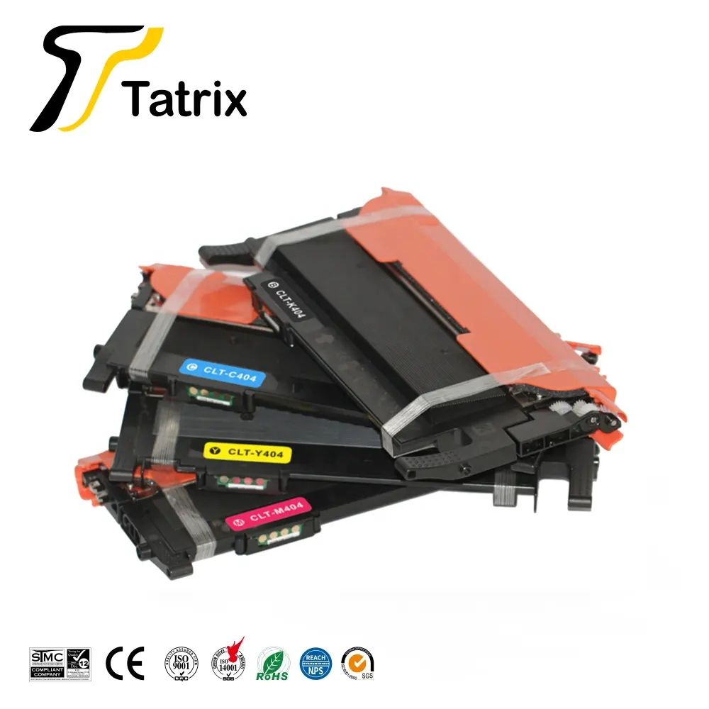 Tatrix Kartrid Toner Laser Kompatibel CLT-404S CLT-K404S CLT-C404S CLT-M404S CLT-Y404S untuk Printer Samsung SL-C430W