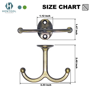 HOWTOOL-perchero colgante de alta resistencia para bata, Perchero de techo de Metal, A205 - Product Image 4