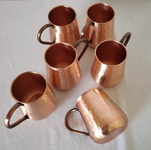 Hot Vantage Moderne Fantaisie Luxe Premium Nouveau Design Moscou mule cuivre tasse en relief personnalisé Moscou mule tasse martelé cuivre tasses - Product Image 5