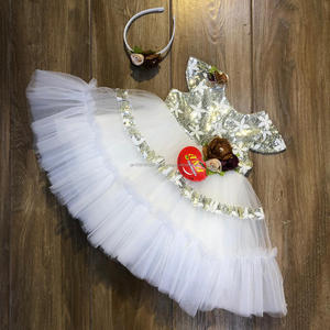 Trang Phục Dự Tiệc Theo Thứ Tự Màu Trắng Lạ Mắt Cho Mùa Hè Bộ Sưu Tập Mùa Hè Mới Của Trang Phục Dự Tiệc Bé Gái Chất Lượng Tốt Nhất Trang Phục Ưa Thích - Product Image 4